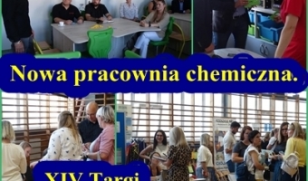 Mamy nową pracownię chemiczną! Organizujemy XIV targi edukacyjne! (21 września 2023 r.)