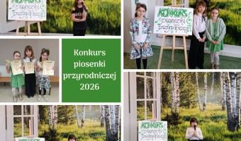 Szkolny konkurs piosenki przyrodniczo-ekologicznej w klasach I-III 2026