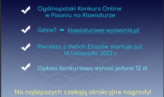 Klawiaturowe wyzwanie-konkurs ogólnopolski